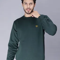 WE PERFECT Round Neck Long Sleeves Fleece Pullover Sweatshirt-picture-40