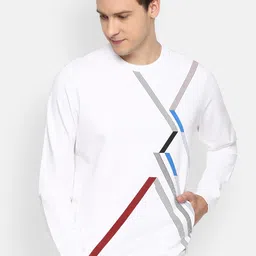 Louis Philippe Sport Men White Printed Sweatshirt-picture-38