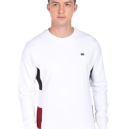 Arrow Sport Colourblocked Crew Neck Pullover Sweatshirt-picture-28