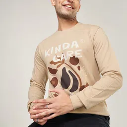 People Men Typography Printed Pure Cotton Pullover Sweatshirt-picture-45