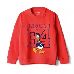 Wear Your Mind Boys Donald Duck Printed Cotton Sweatshirt-image-38