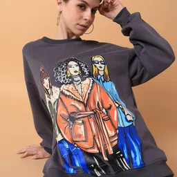 SHOWOFF Women Printed Sweatshirt-image-64