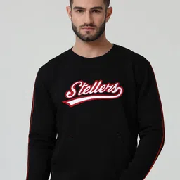 STELLERS Typography Print Full Sleeve Crew Neck Sweatshirt-image-89