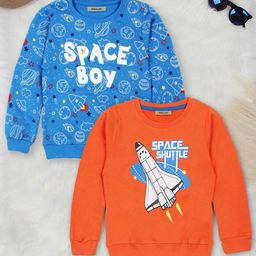 INCLUD Boys Pack Of 2 Printed Sweatshirt-image-14