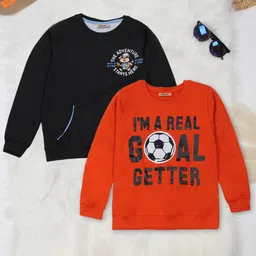 INCLUD Boys Pack Of 2 Printed Pullover Sweatshirt-picture-38