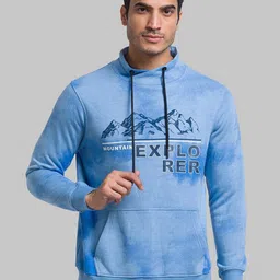 Parx Men Blue Printed Sweatshirt-picture-22