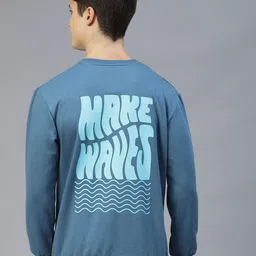 Rigo Typography Printed Fleece Pullover-picture-17