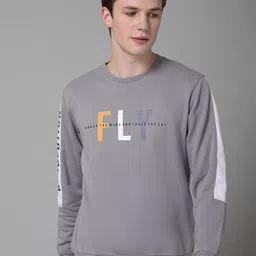 Cantabil Typography Printed Round Neck Pullover-picture-5