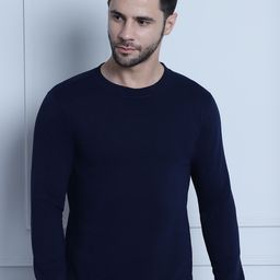 Imsa Moda Round Neck Fleece Pullover Sweatshirt-image-73