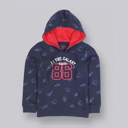 PLUM TREE Boys Navy Blue Printed Sweatshirt-image-45