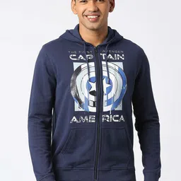 Pepe Jeans Men Printed Hooded Cotton Front-Open Sweatshirt-picture-6
