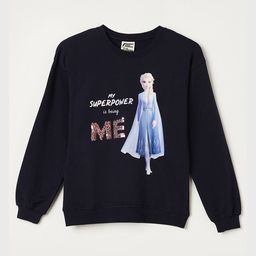Fame Forever by Lifestyle Girls Elsa Printed Pure Cotton Pullover Sweatshirt-image-80