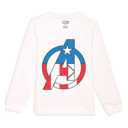 Marvel by Wear Your Mind Kids White Printed Sweatshirt-image-72