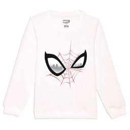 Marvel by Wear Your Mind Kids White Printed Sweatshirt-image-74