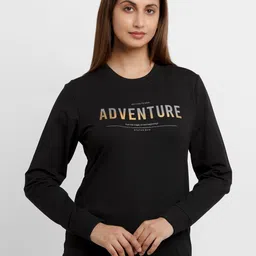 Status Quo Women Black Printed Sweatshirt-image-96