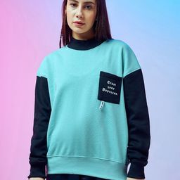 Bewakoof Heavy Duty Typography Printed Oversized Pullover Sweatshirt-image-89
