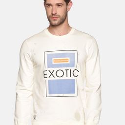SHOWOFF Men Off White Printed Sweatshirt-image-39