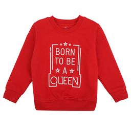 DYCA Girls Red Typography Printed Cotton Regular Fit Sweatshirt-image-36