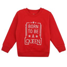 DYCA Girls Red Typography Printed Cotton Regular Fit Sweatshirt-image-35