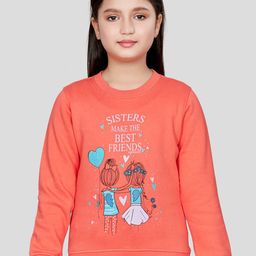 Peppermint Girls Typography Printed Sweatshirt-image-47