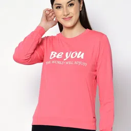 PRETTY LOVING THING Women Pink Printed Sweatshirt-image-17