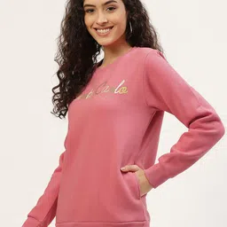 Monte Carlo Women Pink Printed Sweatshirt-picture-23