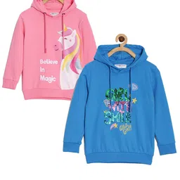 The Mom Store Kids Pack Of 2 Printed Hooded Sweatshirt-image-86