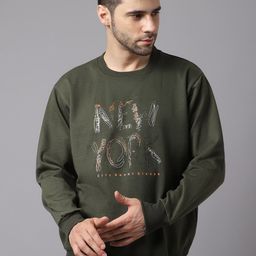 mack jonney VIMAL JONNEY Men Olive Green & Yellow Pack Of 2 Fleece Sweatshirt-picture-49