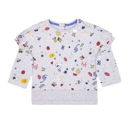mothercare Girls Conversational Printed Cotton Sweatshirt-picture-19