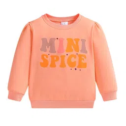 StyleCast Girls Pink Typography Printed Cotton Pullover Sweatshirt-picture-35