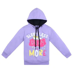 Superminis Kids Purple Printed Hooded Sweatshirt-image-16