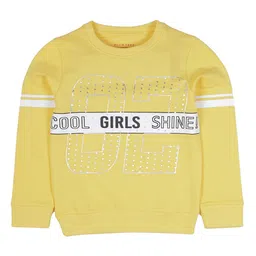 PLUM TREE Girls Yellow Printed Sweatshirt-image-39