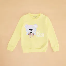Pantaloons Junior Girls Printed Pullover Sweatshirt-picture-47