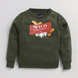 Toonyport Boys Green Printed Sweatshirt-image-5