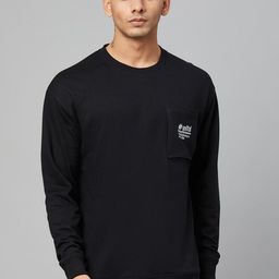 Club York Men Black Solid Cotton Sweatshirt-image-50