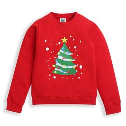ZIP ZAP ZOOP Kids Christmas Tree Printed Cotton Pullover Sweatshirt-picture-42