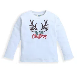 ZIP ZAP ZOOP Kids Christmas Embroidered Cotton Pullover Sweatshirt-picture-49