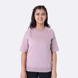 Blissclub Rib Neck Relaxed Fit WillowSoft Everyday Cozy Sweatshirt-image-51