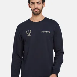 Octave Typography Printed Fleece Pullover-picture-0