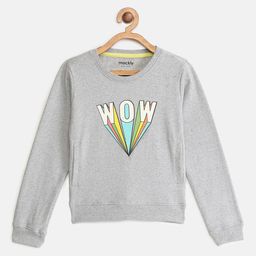 mackly Girls Graphic Printed Pure Cotton Sweatshirt-image-80