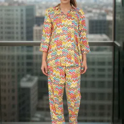BAESD Printed Shirt With Trousers Co-Ords-image-25