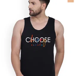 SLOWLORIS 2Pcs Sleeveless Innerwear Gym Vests SL26 COMBO (LOUD RUST) (CHS BLACK)-image-20