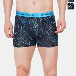 AMOUREUX Pack Of 3 Printed Boxer-Style Briefs M02026_Blu_Pnk_Grn-image-5