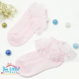 The Little Lookers Kids Patterned Cotton Ankle-Length Socks-image-63