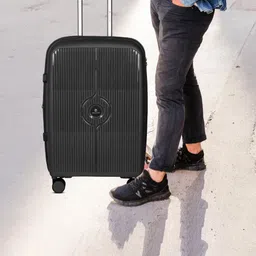 Polo Class Set Of 2 Textured Hard Sided Trolley Suitcase with Vanity-3