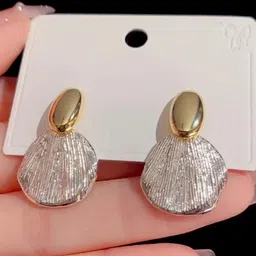 PASU FASHION Oval Shaped Studs-picture-1