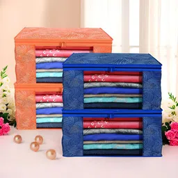 Aura Blue & Orange 4 Pieces Multi-Utility Organisers-27