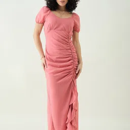 aayu Ruffled Georgette Maxi Dress-image-26