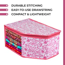 Kuber Industries Pink Set of 4 Regular Multi-Utility Organisers image 2