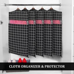 Kuber Industries Black Set of 6 Regular Multi-Utility Organisers image 5